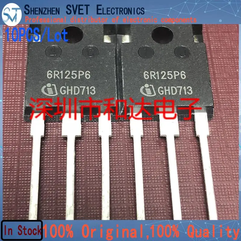 10PCS/Lot 6R125P6 IPW60R125P6  TO-247 650V 30A   Import Original And New 100%Test In Stock