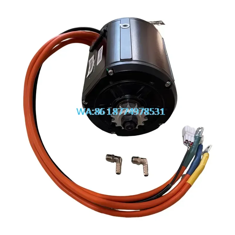 Wmwmnu for QSMOTOR QS138 90H 72V 4000W Liquid Cooled Mid Drive PMSM Motor with IP67 Waterproof and Aluminum Frame for