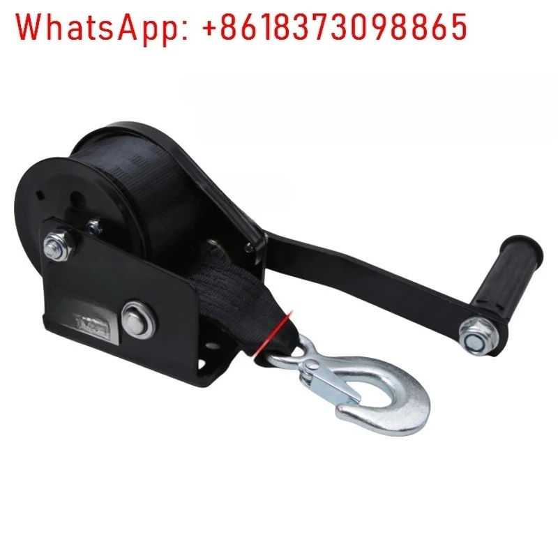 

Лента с ручным управлением, 800 фунтов, 5 метров, тканевый ремень, тормоз, двунаправленный самоблокирующийся mi-ni