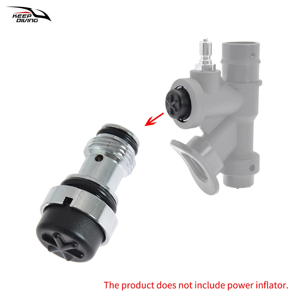 Scuba Diving Jacket BCD Inflator Valve Core Sidemount Wing Standard Power K-Shaped Valve ReplacementAccessories Equipment
