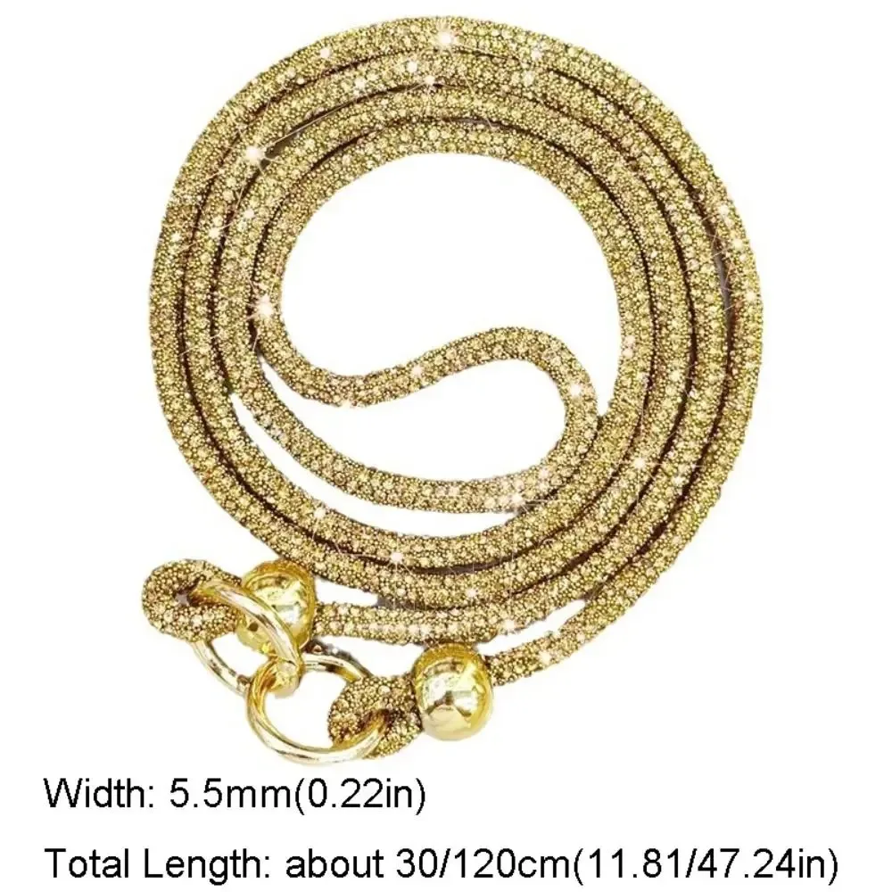 Lanière de phone a paillettes كريستال ستراس، corde مكافحة بيرتي، sangle d'épaule، اكسسوارات الهاتف المحمول