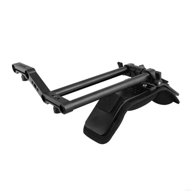 

E65E 360 Degree Rotating Ergonomic Shoulder Pad 15mm Rod Clamp Adapter For DSLR Camera Shoulder Mount Rig Support Systems