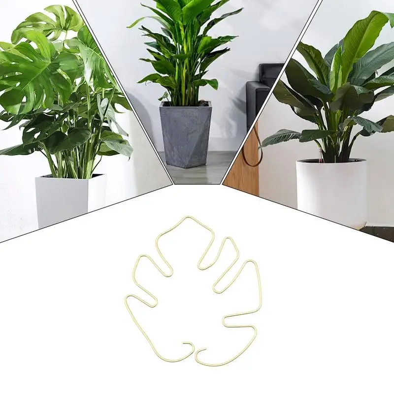 Plant Stem Support Monstera Shaped Plant Holder Gardening Supplies Decorative Fixed Plant Support Reusable Plant Climber For image 5