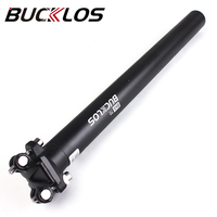 BUCKLOS MTB Seat Tube 350mm 400mm Aluminum Alloy Bike Seatpost 27.2/30.8/31.6mm Seatpost Tube Road Mountain Bicycle Accessories