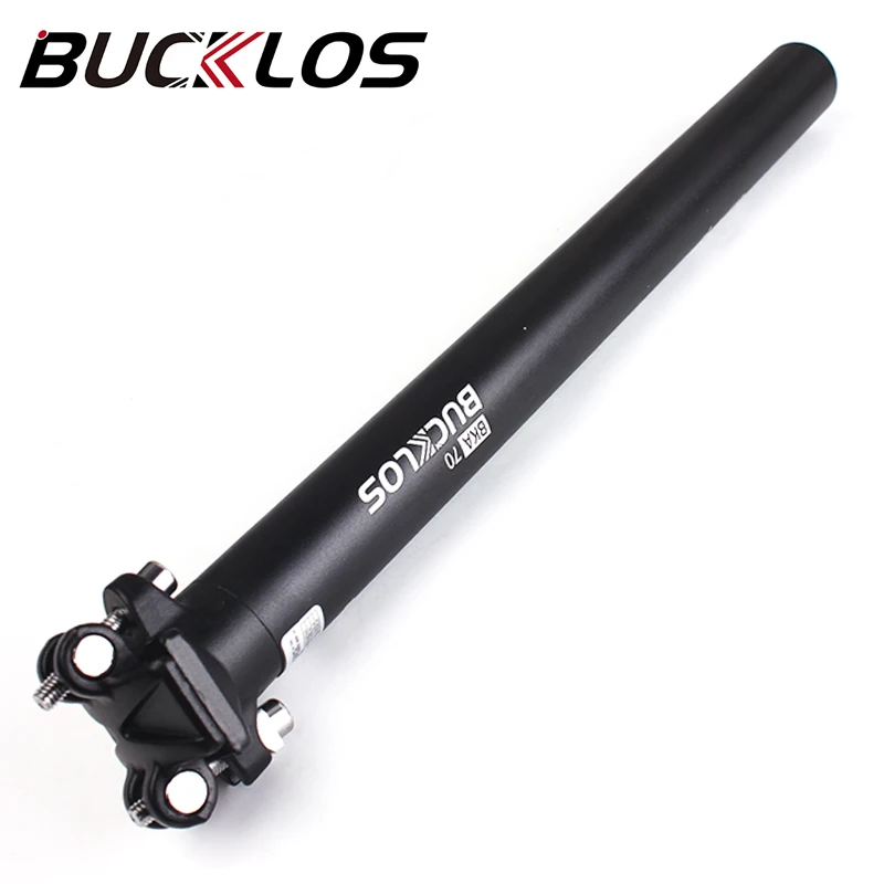 BUCKLOS MTB rura podsiodłowa 350mm 400mm rower ze stopu aluminium sztyca 27.2/30.8/31.6mm rura sztycy górskie akcesoria rowerowe