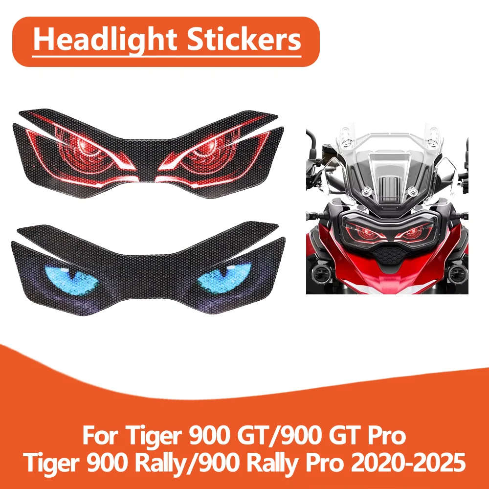 

For Tiger900 Tiger 900 GT Rally Pro 900GT 900Rally 2020 2021 2022 23-25 Headlight Sticker Waterproof Decals Motorbike Stickers