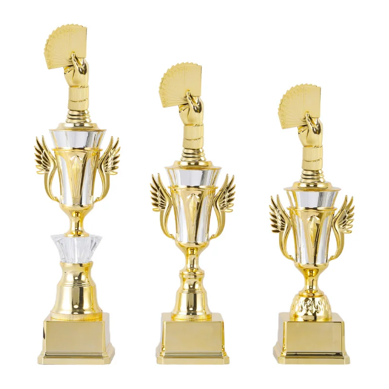 Low-Profile Poker Tournament Trophy Magic Playing Cards Event Domino 21-Point Souvenir