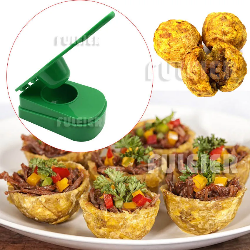 Pataconera Bacon Banana Basket Mold Meatball Express Mold Mofongo Tostones Kitchen Tools Meatloaf Press Meatball Maker Mold