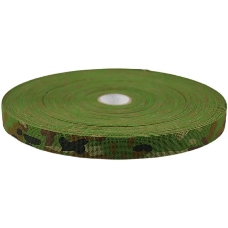 1 Meter 2.5 cm Breedte Australische Camouflage Singels A-TACS Niet-elastische Strips Tactische Tas Bandjes Riem Molle DIY Accessoire