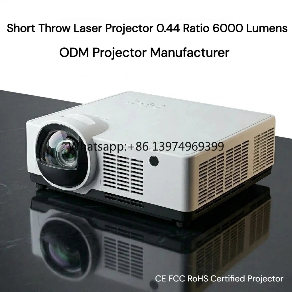 SMX 6000 Lumen Short Throw Laser Projector for Video Mapping Projection 360 museum Immersive Projection