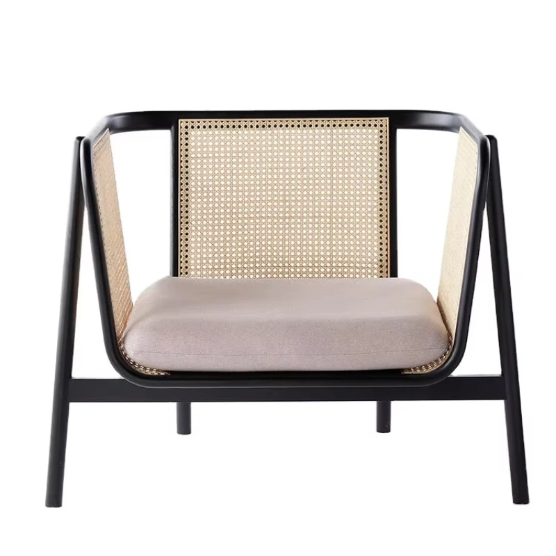 

Rattan sofa outdoor, lounge lounge chair, black high quality