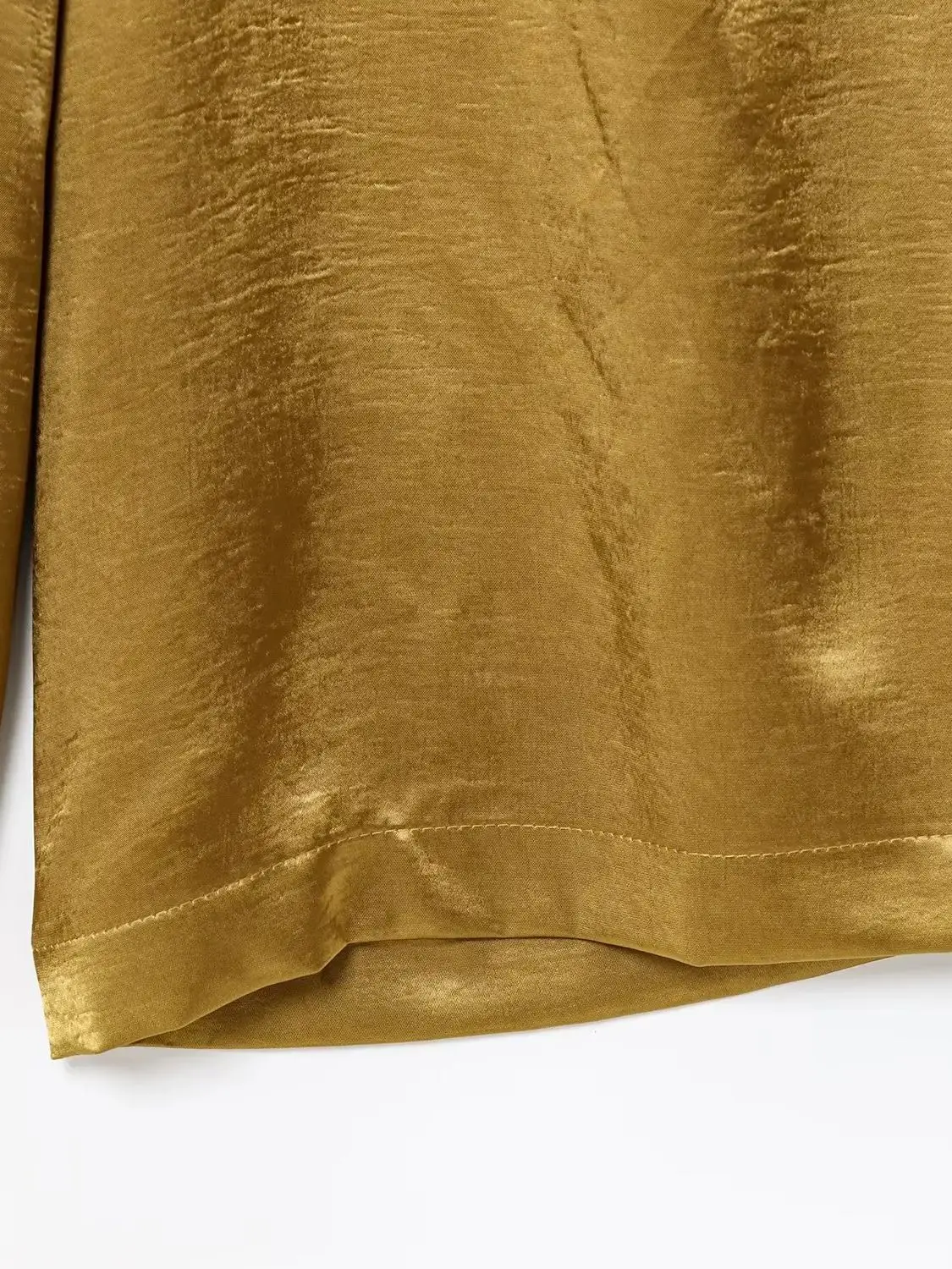 2025 Autumn Women's Vintage Designer Smooth Soft Satin Pants with Belt Lady Elegant High Waist Loose Wide Leg Straight Trousers