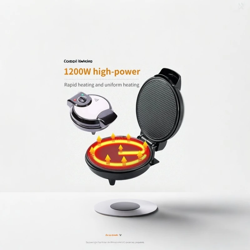 와플 메이커 전기 롤 메이커 와플 베이킹 팬 아이스크림 콘 기계 가정용 EU 220V 아침 식사 메이커 주방