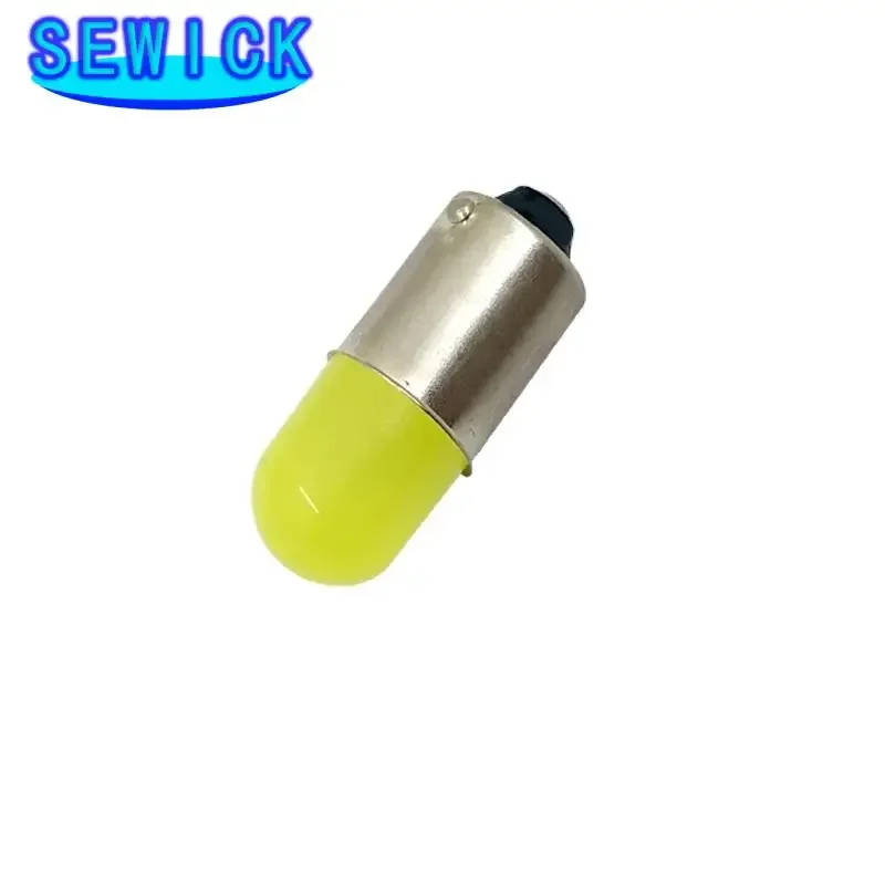 خصم 100 قطعة BA9S T11 T4W T5 1895 233 جولة ثلاثية الأبعاد COB LED لوحة ترخيص السيارة ضوء السيارات الداخلية الباب مصباح ماركر لمبة #3