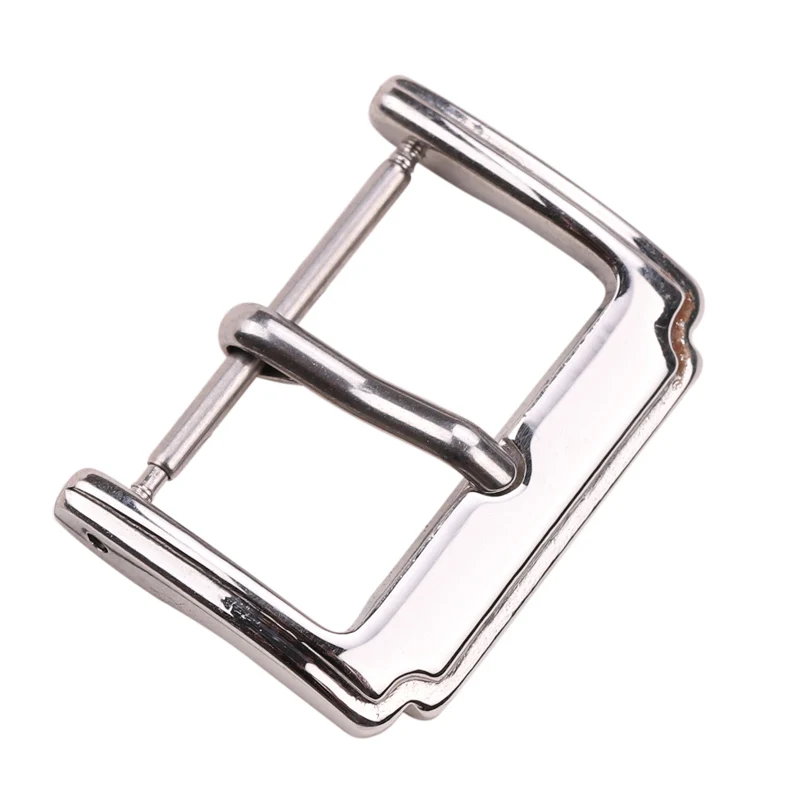 

Stainless Steel Watchband pin Buckle 16mm 18mm 20mm 22mm Silver Polished Clasp Watch band Strap Accessories