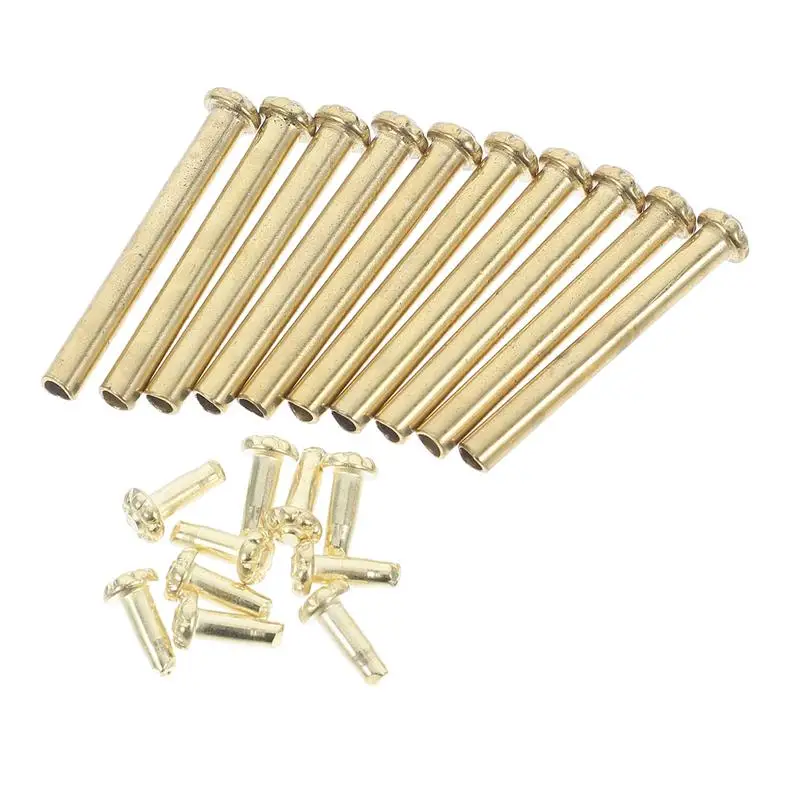 10 Sets Rivets Fan Nail Accessories Folding Repairing Kit Fastener Manual Shaft Stainless Steel Fasteners Repairing Hand Fan