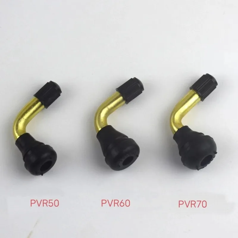 2 Pcs PVR 70 60 50 Tire Valve Stems Tire Inflation Port for Motorcycle Scooter E-bike ATV Moped Tire Accessories