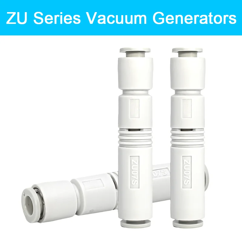 

ZU Series Vacuum Generators vacuum negative pressure generator ZU05S ZU07S manipulator ZU05L ZU07L Large flow