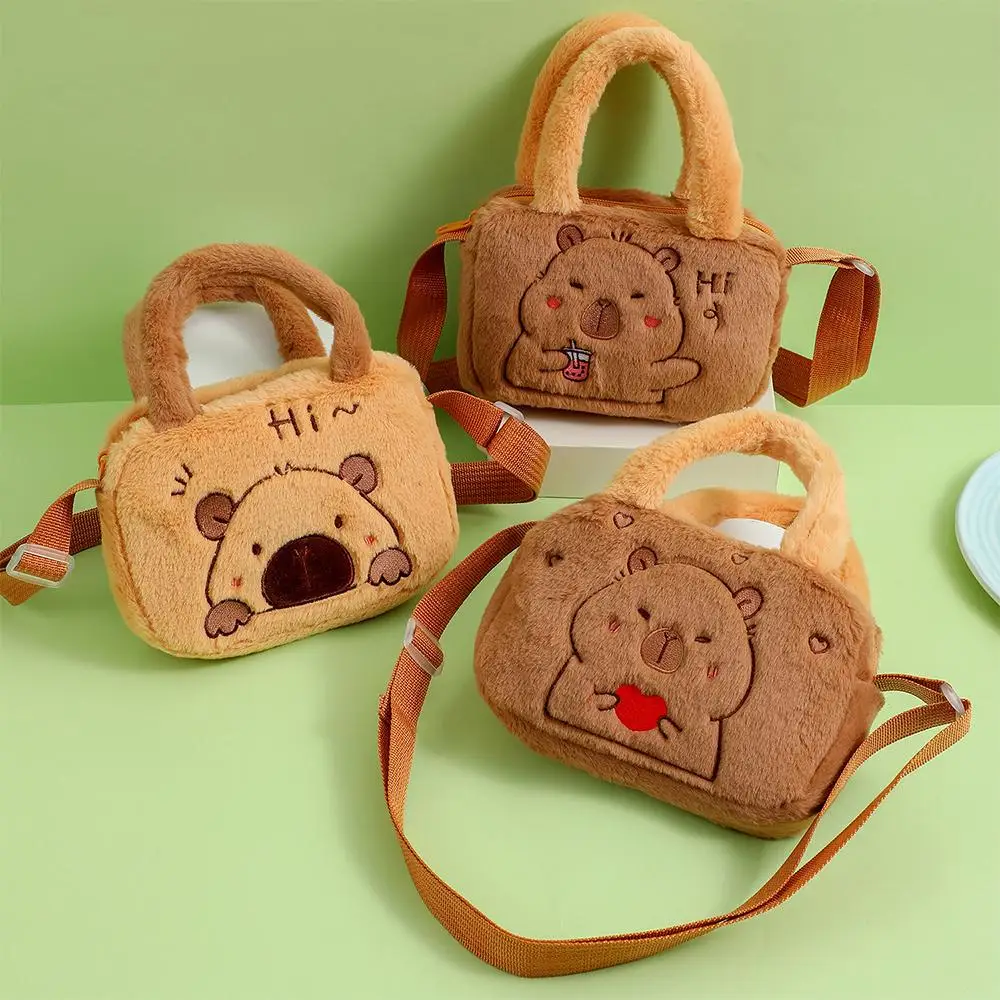 Kids Gift Cartoon Bag Capybara Cute Children's Handbag Anime Peripheral Products Doll Bag for Girls