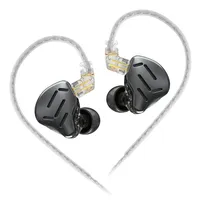 KZ ZAX 7BA 1DD Hybrid In Ear Earphones 16 Driver Unit HIFI Headset DJ Sport Earbuds 2PIN Cable Headphones KZ ZAS ZAR ZSX ZS10PRO