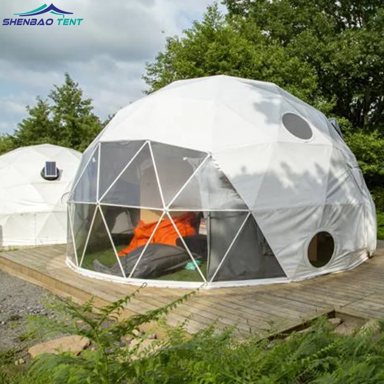 Cheap Large Transparent Luxury Geodesic Dome Tent Glamping Safar