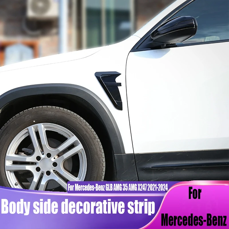 

Car body side decorative strip automotive exterior decoration products For Mercedes-Benz GLB AMG 35 AMG X247 2021-2024