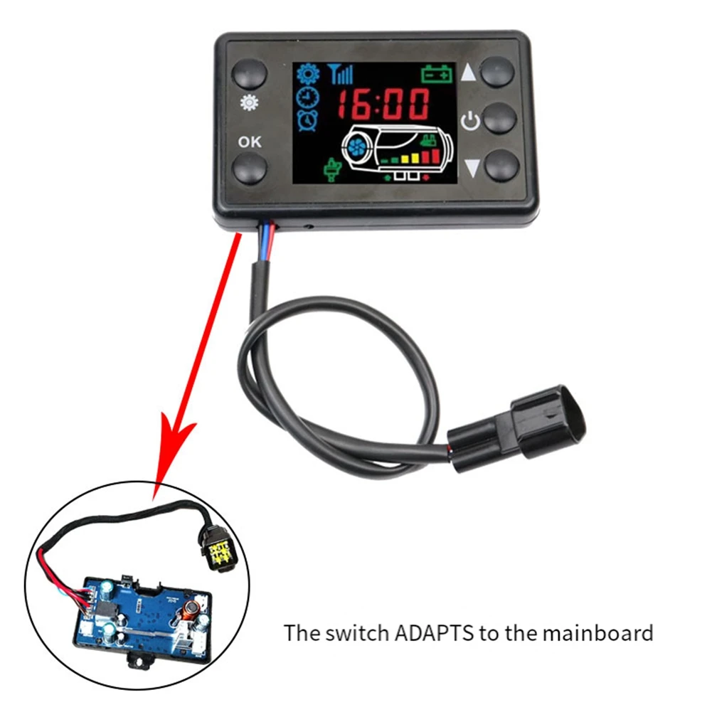 

ABXV-Air Diesels Air Heater Lcd Monitor Switch, Control Board Main Board With Remote Control For Parking Heater Control