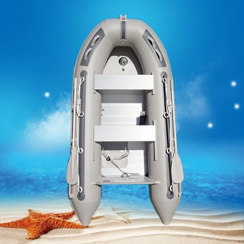 

2026 Cheap PVC Inflatable Boat,inflatable Fishing Pedal Boat,inflatable Boat with Electric Outboard Motor for Sale