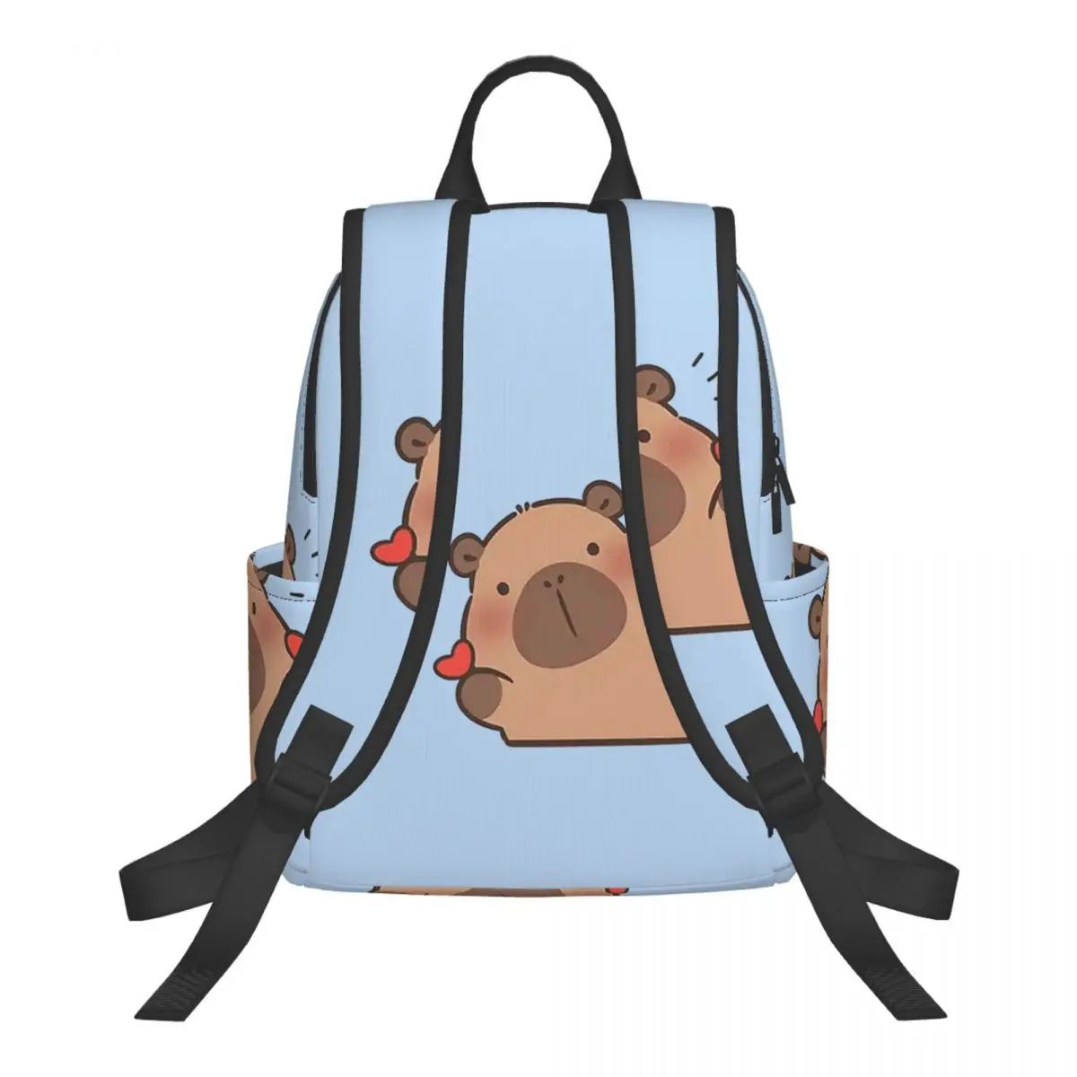 Cute Capybara Be Cappy Student Backpack School Bag Hiking Travel Daypack for Boys Girls Bookbag Shoulder Bags