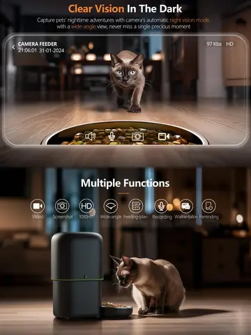 Умная кормушка для кошек FURPIPI из нержавеющей стали — фото товара