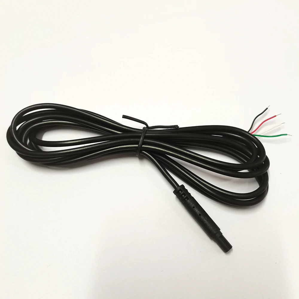 4-Pin Mini-DIN-Stecker und -Buchse, Kfz-Kabelbaum, 0,3 m, 1 m, 2 m, Kabel für Rückfahrkamera, Stromverlängerungskabel für Ambientebeleuchtung, blankes Kabel – Detail 4