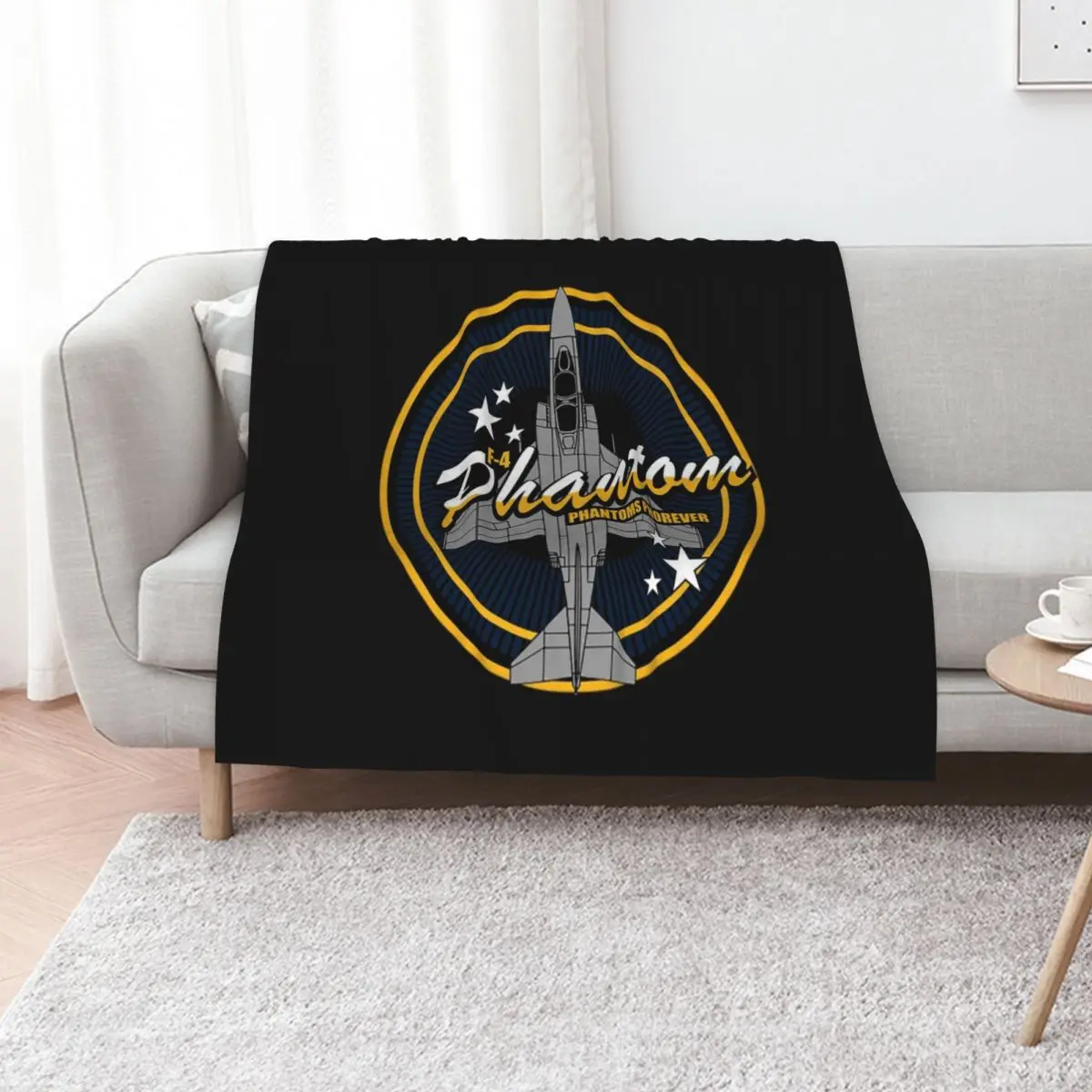 

Air Force F4 Phantom 2 T-ShirtF-4 Phantom (Small logo) Throw Blanket Heavy Soft Plaid Designers christmas gifts Blankets