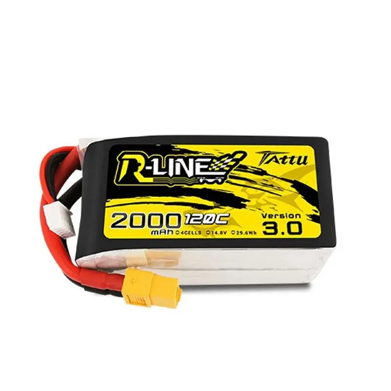 Tattu R-Line Version 3.0 V3 1300/1400/1550/1800/2000mAh 120C 4S 6S 4.2V Lipo Battery XT60 Plug FPV Racing Drone RC Quadcopter