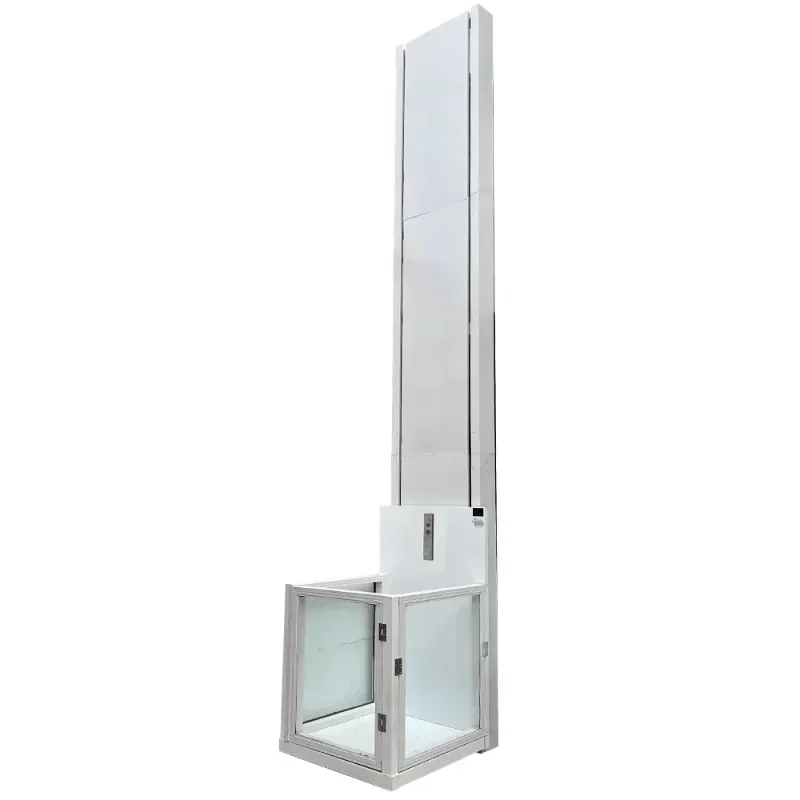 

Home elevator hydraulic lifting platform plant loft villa small sightseeing elevator lift