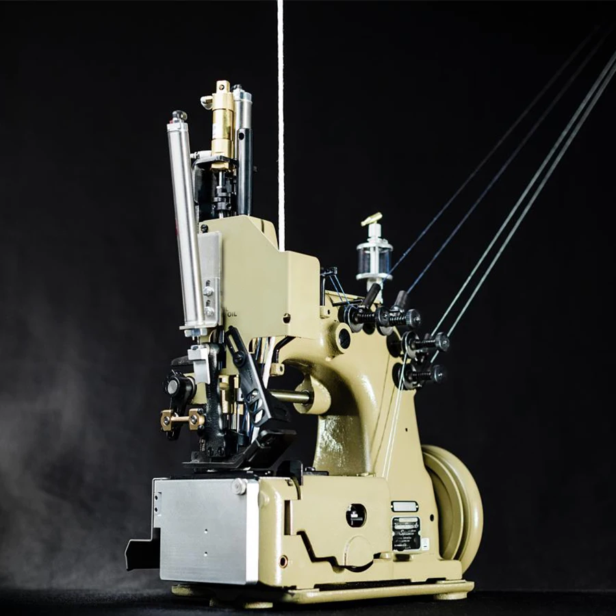 จักรเย็บผ้าอุตสาหกรรมแบบสองหัวเย็บ รุ่น 80700 Union Special China สำหรับเย็บปิดถุงคอนเทนเนอร์