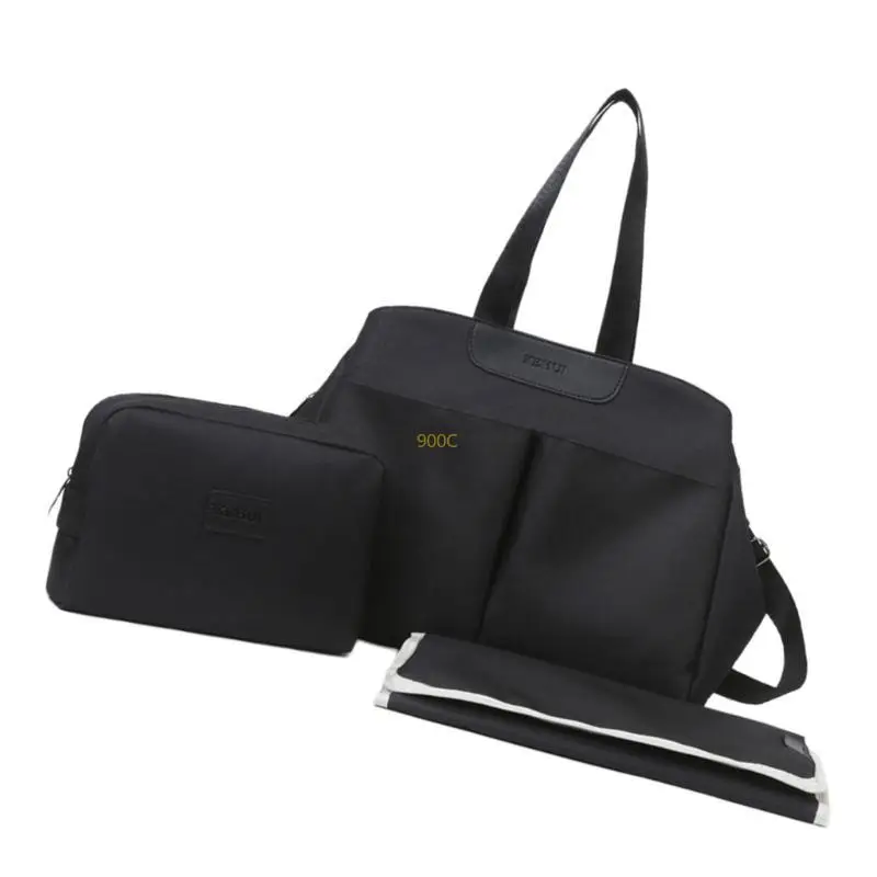 

Mom Bag Handbag Pram Hanging Bag Multiple Compartment Crossbody Shoulder Bag