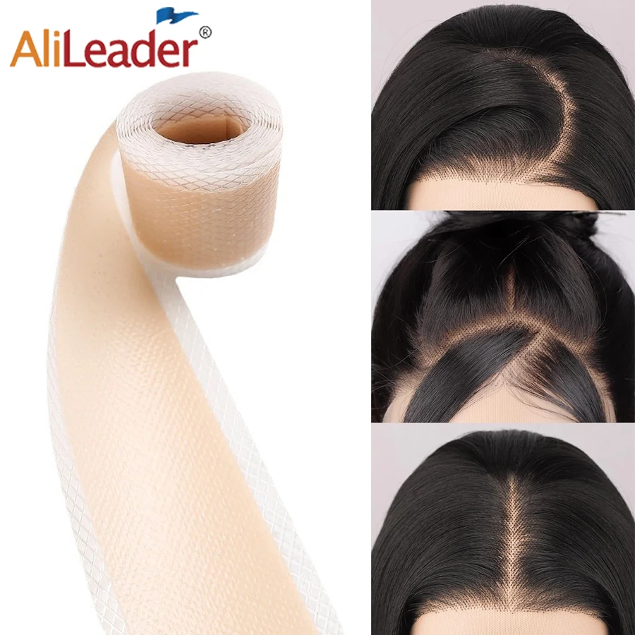 Cheap Silicone Fake Scalp Tape Fake Scalp Lace Wig With Knots Eraser Silicone Melting Tape Reusable Ultra-Thin Non-Slip Tape