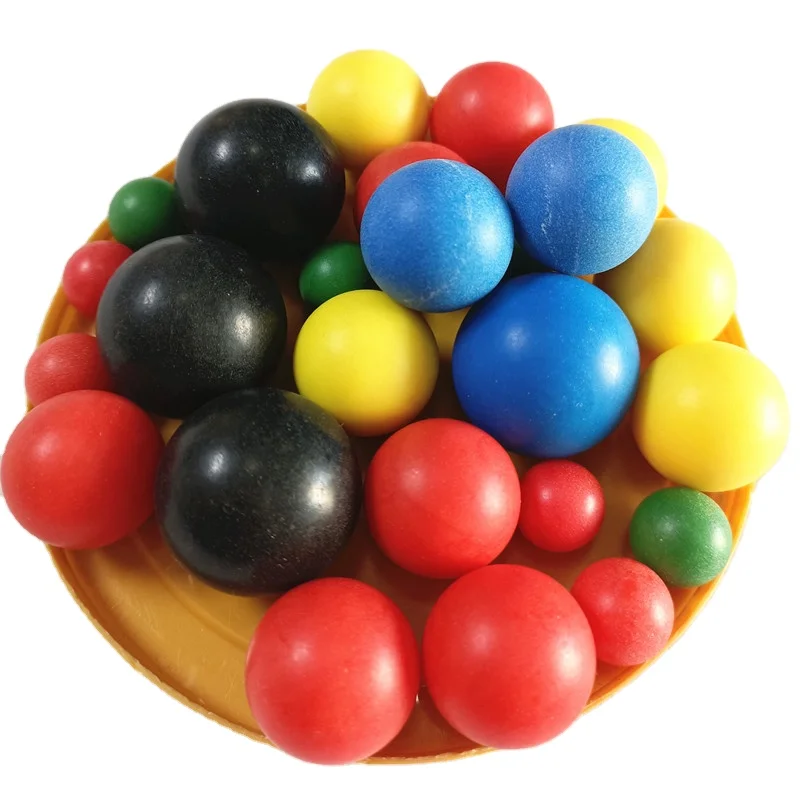 PP Solid Plastic Ball Diameter 3.5/4/4.5/5/5.556/6/6.35/7/7.144/8/8.731/9/10/12/12.7mm Red/Yellow/Blue/Black Polypropylene Ball