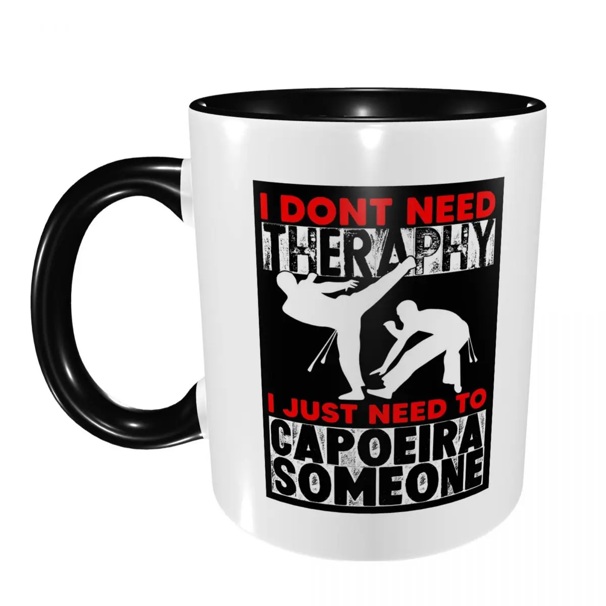 Capoeira Movements Capoeirista Brazilian Martial Mug Funny Ceramic Coffee Cups Tea Mugs Milk Cup Drinkware Gift for Friends