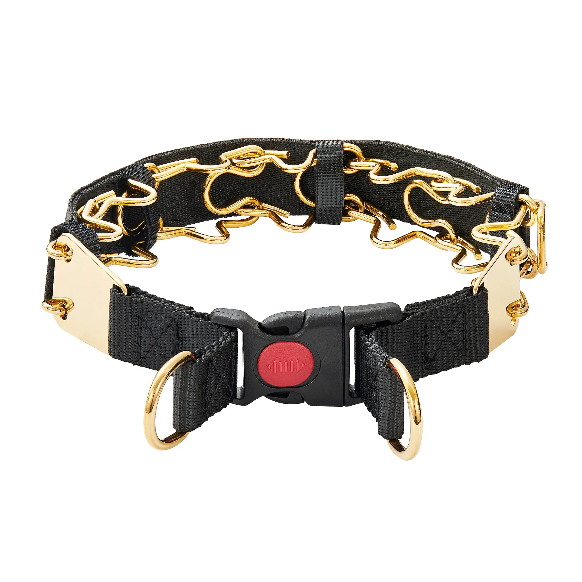 

Effective Pinch Dog Training Collar With Comfort Anti Pull Training Adjustable Multi-size Stainless Steel Pet Prong Choke Collar