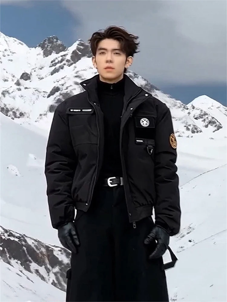 

Мужская зимняя функциональная спецодежда American Sle ort Tee-Proof Rider Jaet, хлопковая тройная тройка, модная высококачественная сенсация...