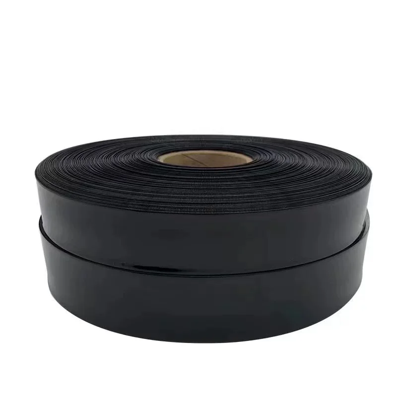 1KG PVC Heat Shrinkable Tube Battery Holster Shrink Film Black Insulation Heat Shrinkable Tube 18650 Battery Casing