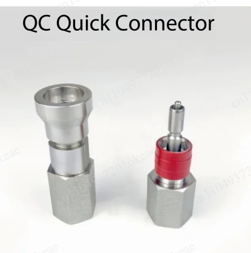 Factory Direct 316L Stainless Steel QC4 Precision Instrument Quick Coupling Interchange with Valve Stem Internal Thread