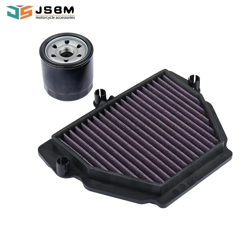 JSBM Motorcycle High Flow Air Filter Oil Filters For CFMOTO 650SR 675SR-R 675SS 675NK CF650-10 675 NK SR-R SS SR 0700-07200 view 3