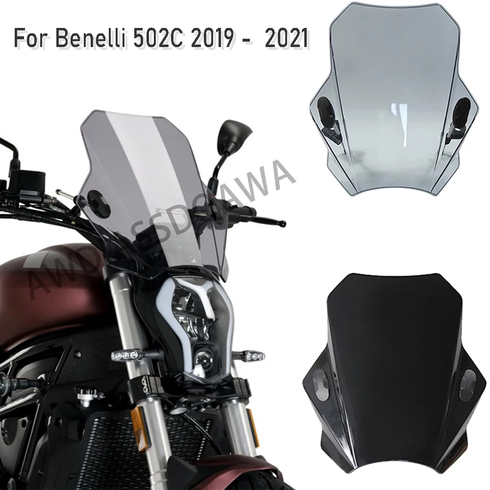 

For Benelli 502 C 502C 502c 2019 - 2020 2021 Motorcycle High quality Adjustable Windshield Bat
