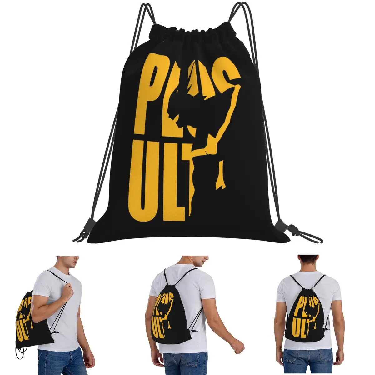 Strongest Hero Backpacks Multi-function Drawstring Bags Sundries Bag Book Bags for Man Woman Students