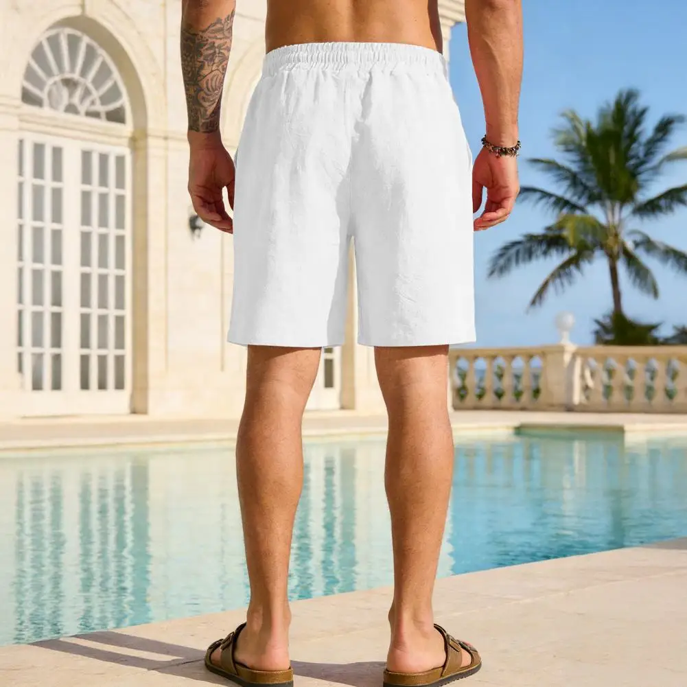 

Быстросохнущие мужские шорты с усиленными карманами, мужские спортивные шорты для активного отдыха с усиленными карманами, эластичный пояс, регулируемый.