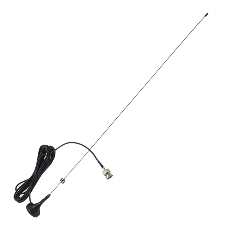 2 Pcs Magnet Antenna: 1 Pcs BNC-M UHF+VHF Vehicle-Mounted Antenna & 1 Pcs UT-106UV SMA-Male Dual Band Magnet Antenna