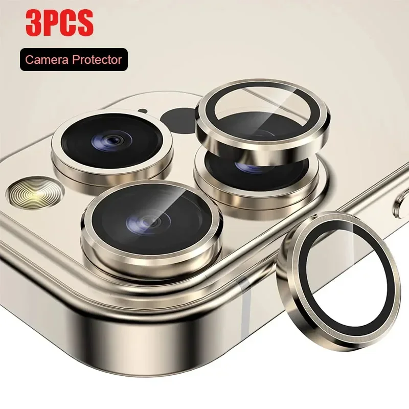 

3PCS Camera Lens Protector For iPhone 17 Pro Max Air Camera Lens Cover on iPhone 16 15 14 13 Pro Max Back Camera Protective Film