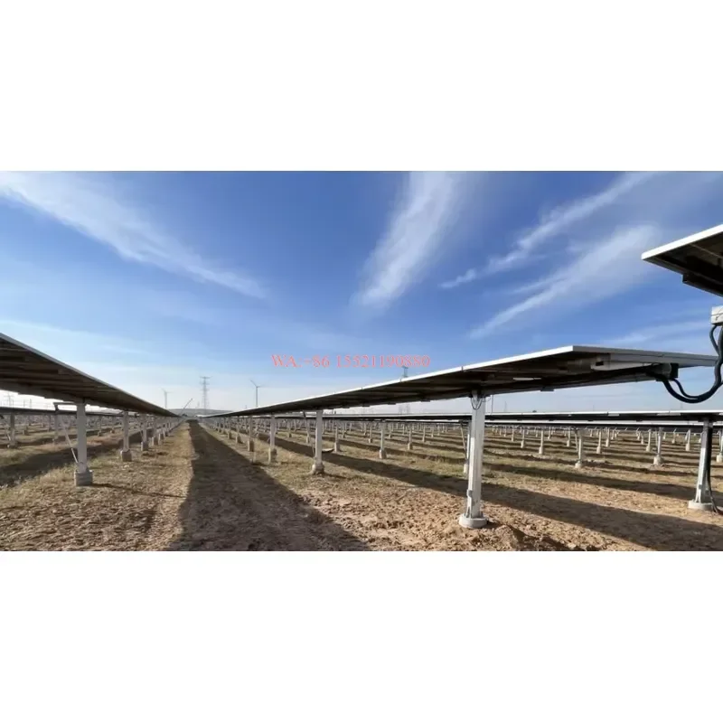 wmwmnu Customized Flat Single Axis Solar Tracker with Controller Components for Efficient Solar Panel Tracking System